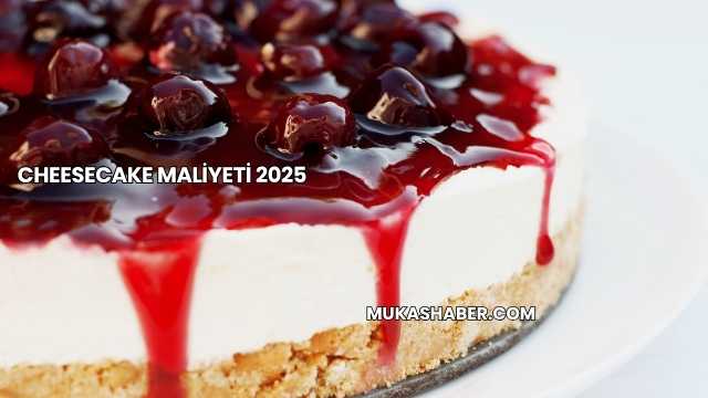 Cheesecake Maliyeti 2025