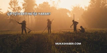 Çiftçi Kartı Ne İşe Yarar?