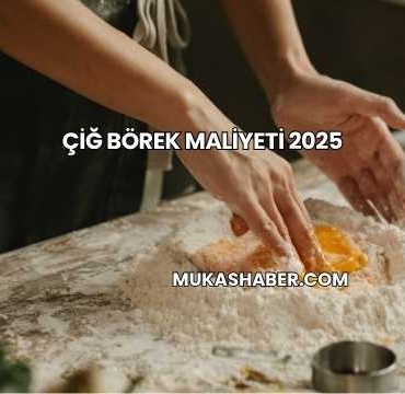Çiğ Börek Maliyeti 2025