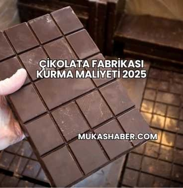 Çikolata Fabrikası Kurma Maliyeti 2025