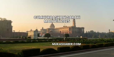 Cumhurbaşkanı Sarayı Maliyeti 2025