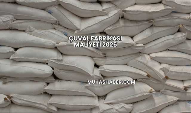 Çuval Fabrikası Maliyeti 2025