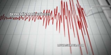 Depremin Maliyeti 2025