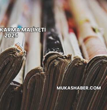 Dergi Çıkarma Maliyeti 2025