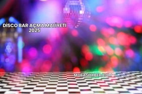 Disco Bar Açma Maliyeti 2025