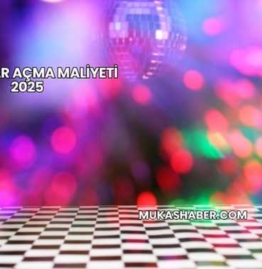 Disco Bar Açma Maliyeti 2025