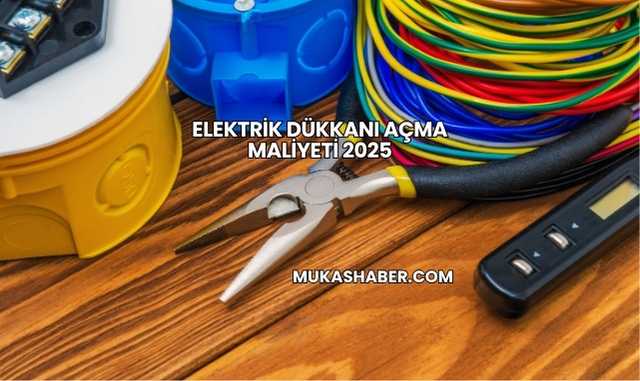 Elektrik Dükkanı Açma Maliyeti 2025