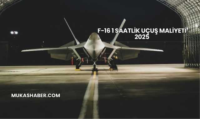 F-16 1 Saatlik Uçuş Maliyeti 2025