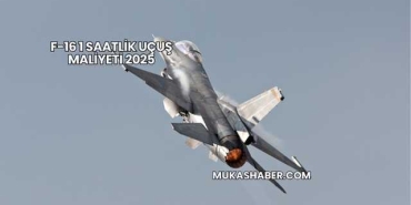 F-16 1 Saatlik Uçuş Maliyeti 2025