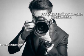 Fotoğrafçı Dükkanı Açma Maliyeti 2025