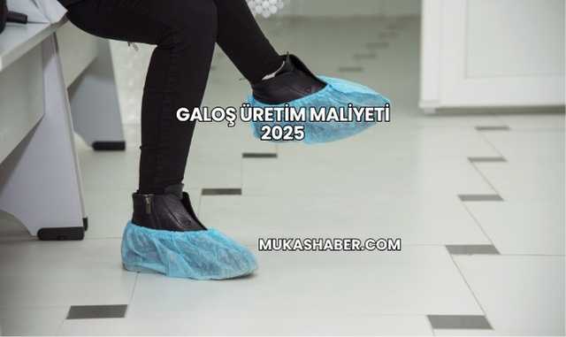 Galoş Üretim Maliyeti 2025