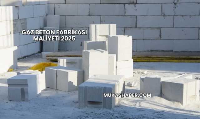 Gaz Beton Fabrikası Maliyeti 2025