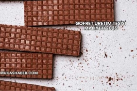 Gofret Üretim Tesisi Maliyeti 2025