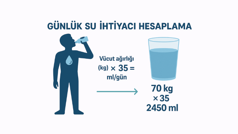 Günlük Su İhtiyacı Hesaplama