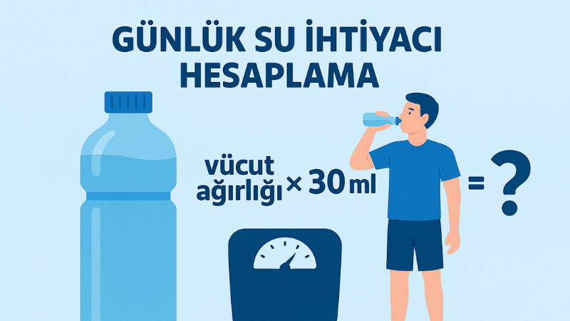 Günlük Su İhtiyacı Hesaplama