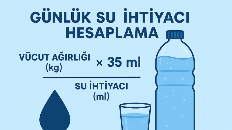 Günlük Su İhtiyacı Hesaplama
