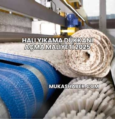 Halı Yıkama Dükkanı Açma Maliyeti 2025