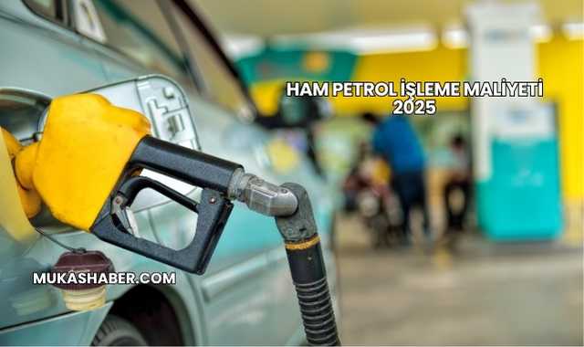 Ham Petrol İşleme Maliyeti 2025