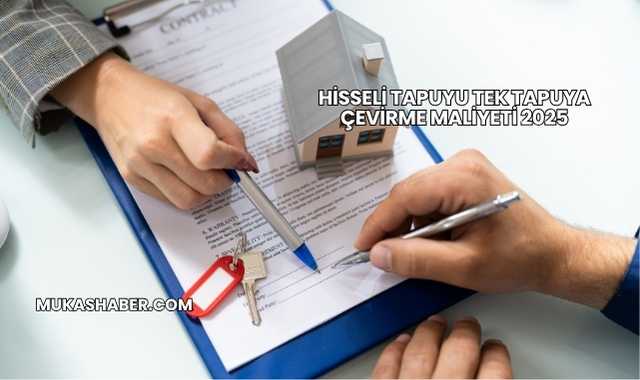 Hisseli Tapuyu Tek Tapuya Çevirme Maliyeti 2025