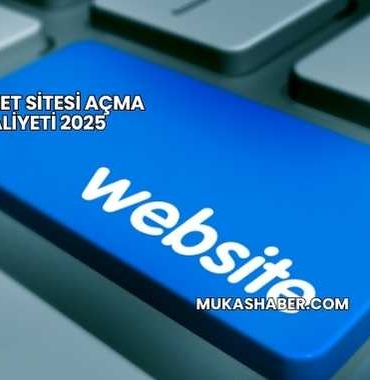 İnternet Sitesi Açma Maliyeti 2025