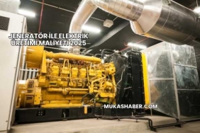 Jeneratör ile Elektrik Üretimi Maliyeti 2025