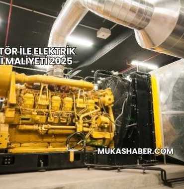 Jeneratör ile Elektrik Üretimi Maliyeti 2025