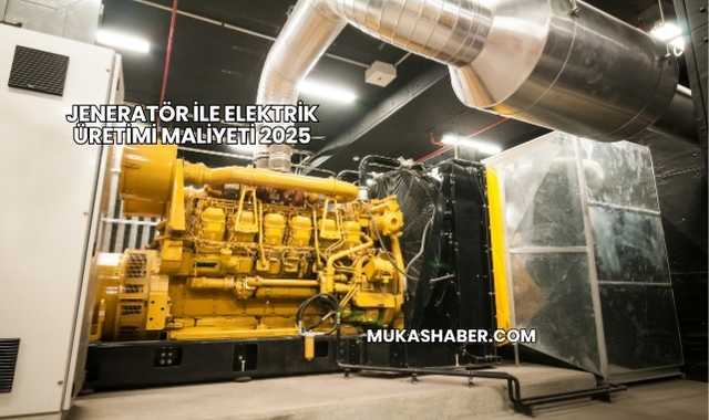 Jeneratör ile Elektrik Üretimi Maliyeti 2025