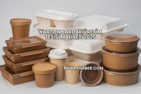 Karton Bardak Üretim Tesisi Maliyeti 2025