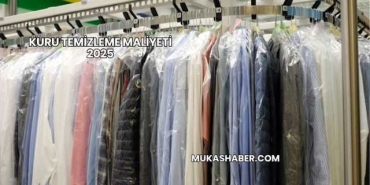 Kuru Temizleme Maliyeti 2025