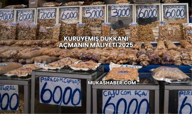 Kuruyemiş Dükkanı Açmanın Maliyeti 2025