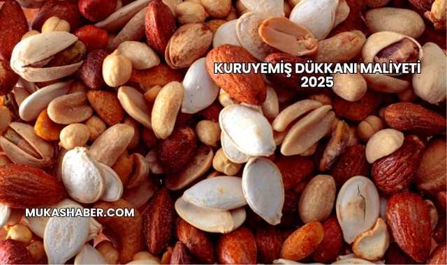 Kuruyemiş Dükkanı Maliyeti 2025