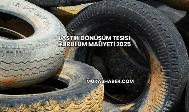 Lastik Dönüşüm Tesisi Kurulum Maliyeti 2025