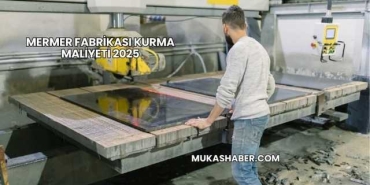 Mermer Fabrikası Kurma Maliyeti 2025