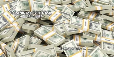 Paranın Maliyeti Nasıl Hesaplanır?