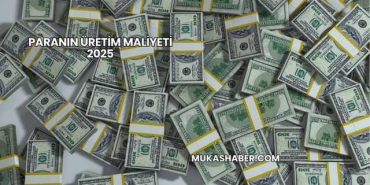 Paranın Üretim Maliyeti 2025