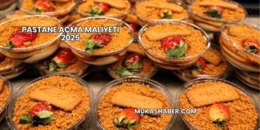 Pastane Açma Maliyeti 2025