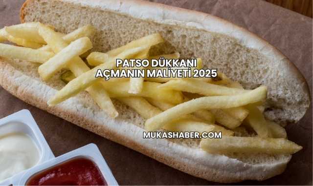 Patso Dükkanı Açmanın Maliyeti 2025