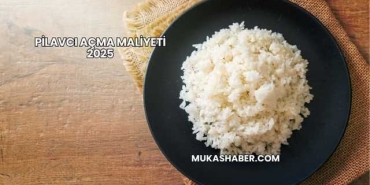 Pilavcı Açma Maliyeti 2025