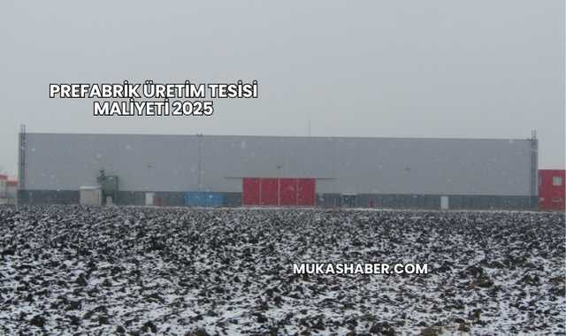 Prefabrik Üretim Tesisi Maliyeti 2025