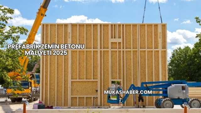 Prefabrik Zemin Betonu Maliyeti 2025