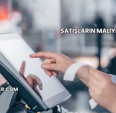 Satışların Maliyeti 2025