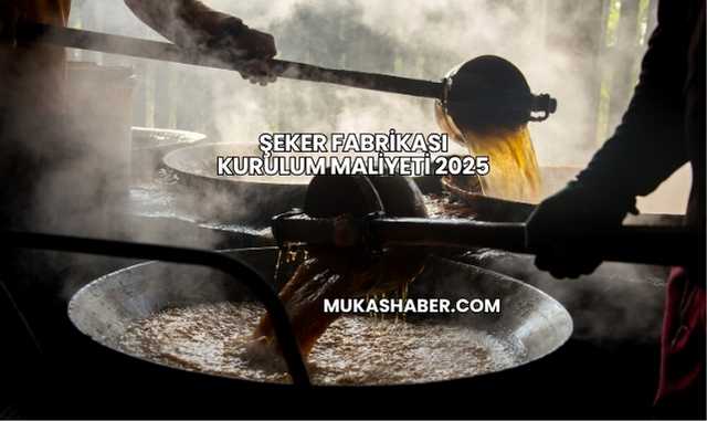 Şeker Fabrikası Kurulum Maliyeti 2025