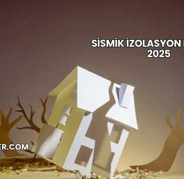 Sismik İzolasyon Maliyeti 2025