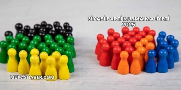 Siyasi Parti Kurma Maliyeti 2025