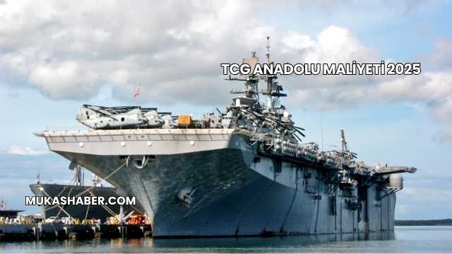 TCG Anadolu Maliyeti 2025