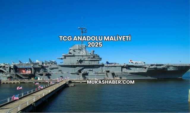 TCG Anadolu Maliyeti 2025