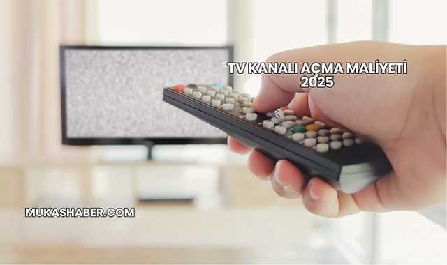 TV Kanalı Açma Maliyeti 2025