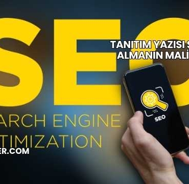 Tanıtım Yazısı Satın Almanın Maliyeti