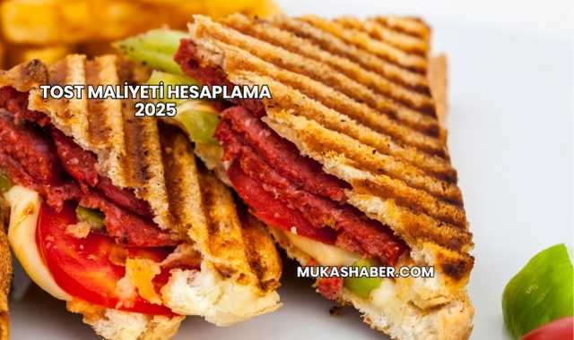 Tost Maliyeti Hesaplama 2025