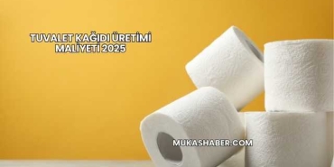 Tuvalet Kağıdı Üretimi Maliyeti 2025